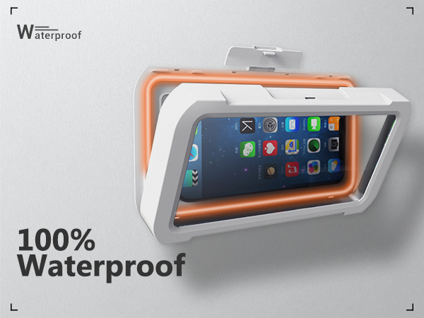 shower phone holder