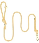 Sunraymascota 5FT No Pull Dog Leash for Medium Large Dogs - Rope Leash with Non Slip Handle &amp; Met...