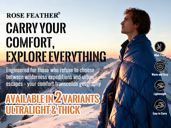 Down Camping Blanket