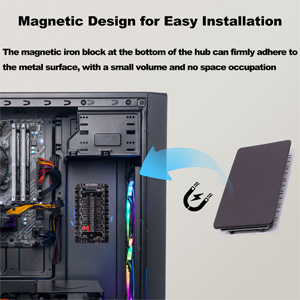 3 Pin ARGB Fan Hub &amp; 4 Pin PWM Splitter
