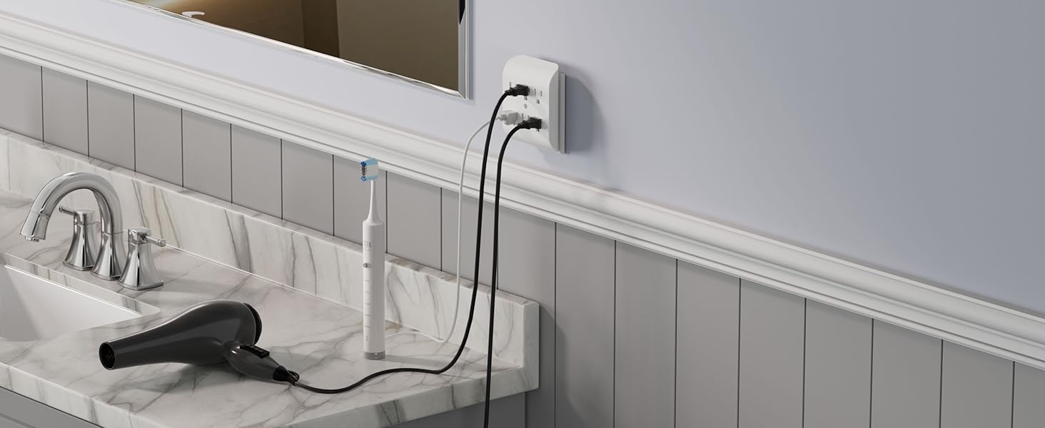 6 outlets extender