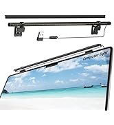 CATPOWER Mini Monitor Light Bar for Laptop, USB e-Reading LED Task Lamp, 5 Adjustable Color Tempe...