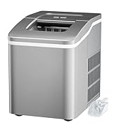 ARLIME Portable Ice Maker Machine for Countertop, Bullet Ice Cubes Ready in 8 Mins, 26LBS/24H, El...