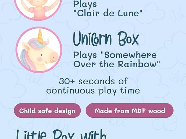 Musical jewelery box