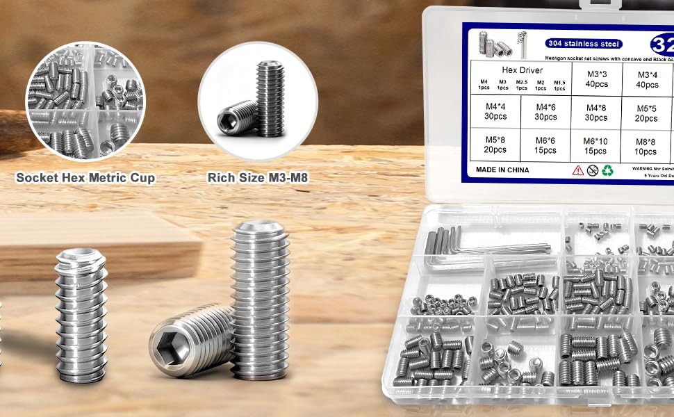 set screw assortment kit