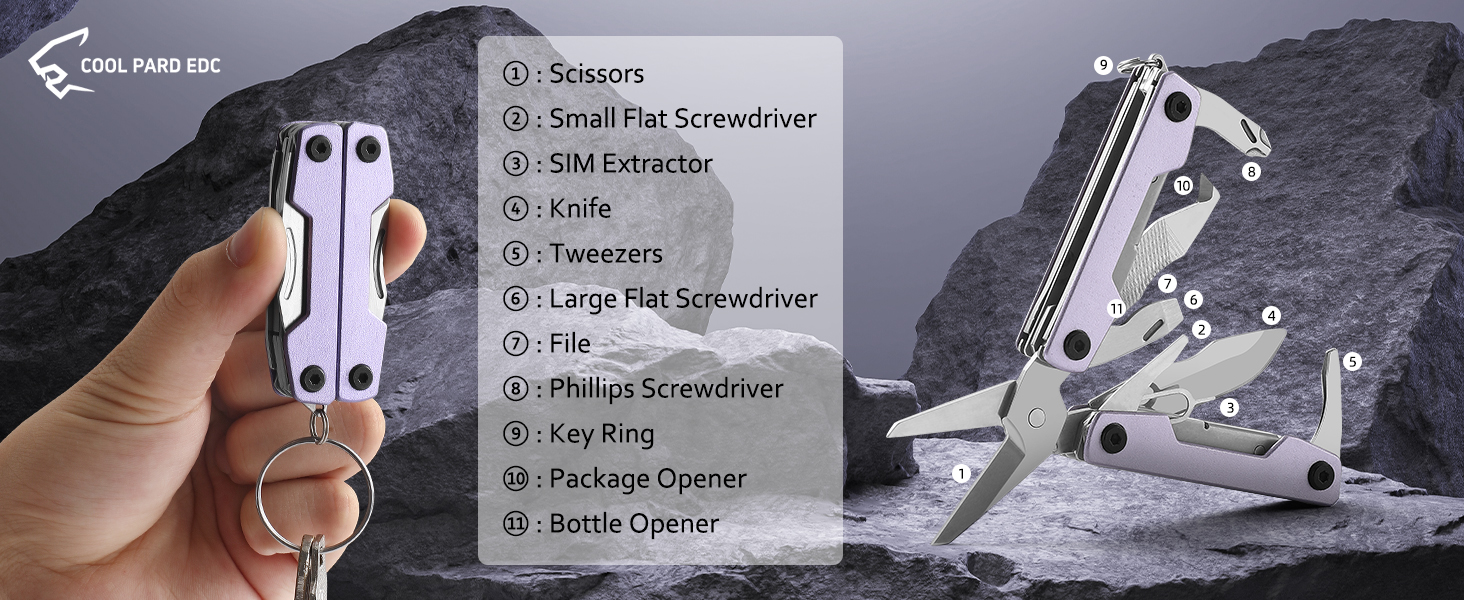 Multitool with Pocket Knife