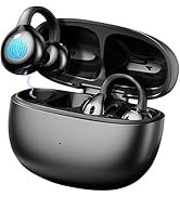 CuiSuto Clip on Earbuds Open Ear Headphones, Air Conduction Wireless Earphones Bluetooth 5.4, 50H...