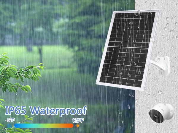solar panel for camera