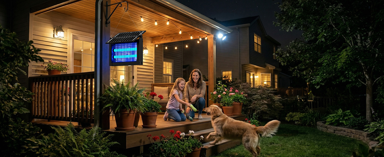 bug zapper outdoor solar powered