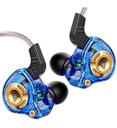 Jacuate Wired IEM Earbuds, QKZ Ak6 SRS Gaming Headphones in-Ear Monitor with 11mm DD for Crystal ...
