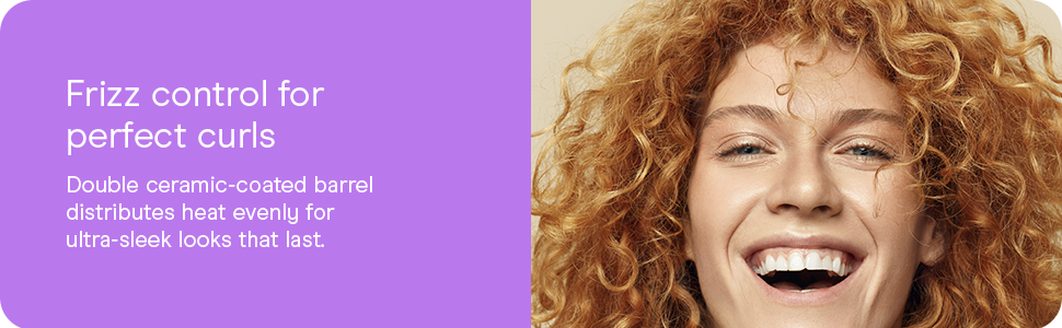 Conair Double Ceramic Curling Irons distribute heat evenly for ultra-sleek looks that last.