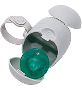 Ubbi On The Go Dual Pacifier Holder, Keeps Baby’s Binkies Clean and Accessible, Includes Silicone...
