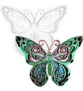 Butterfly Resin Silicone Mold, 3D Animal Epoxy Resin Mold Large Animals Statue Making Epoxy Casti...