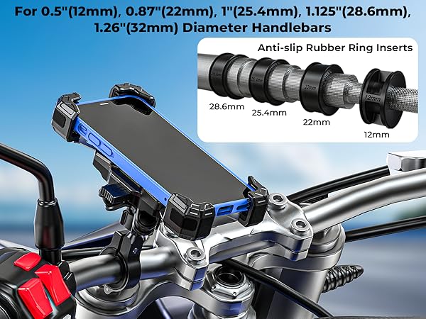 motorcycle cell phone mount
