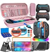 Switch 2 Accessories, Case Bundle for Nintendo Switch 2 2025 Console,[Charge Inside]FYOUNG 23 IN ...