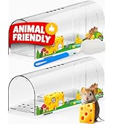 Motel Mouse Humane Mouse Traps No Kill Live Catch and Release 2 Pack - Reusable, Easy to Use &amp; Cl...