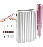 Vinid Professional Electric Nail Drill - 38,000RPM Rechargeable Manicure Kit for Filing, Cuticle ...
