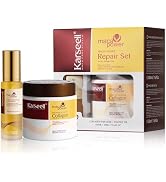 Karseell Collagen Hair Treatment Mask, Argan Oil Set for Deep Repair Conditioning of Damaged, Dry...