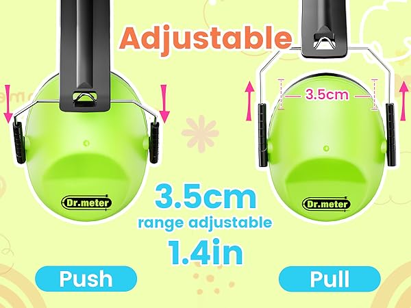 Dr.meter Noise Cancelling Headphones for Kids Ear Protection Hearing Protection Ear Muffs Adults