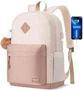 YAMTION School Backpack for Teen Girl Women,Lightweight Cute Bookbag SchoolBag Student for High S...