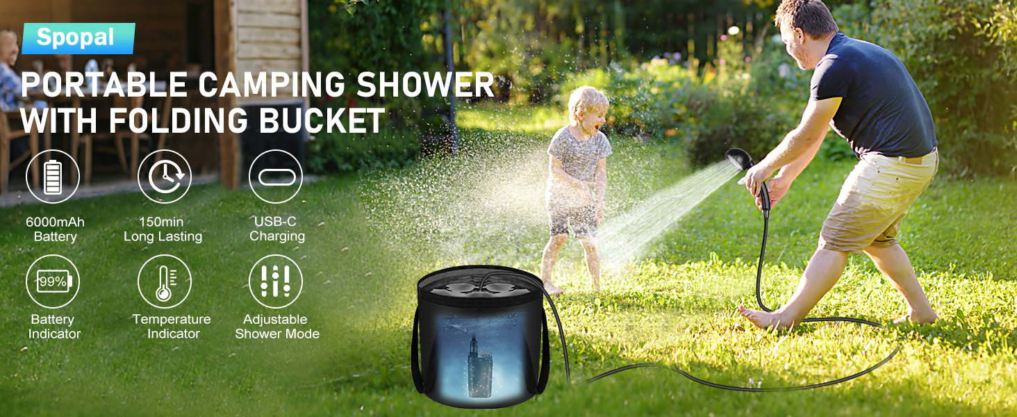Spopal Portable Shower for Camping