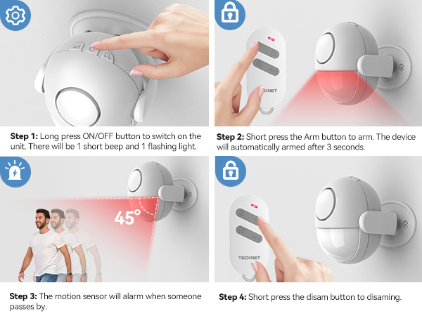 Indoor Motion Sensor Alarm