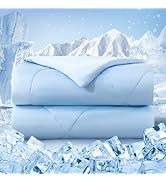 bedsmile Cooling Comforter Queen Size, Double-Sided Cold Tech Fabric Quilted Bed Comforters Cooli...