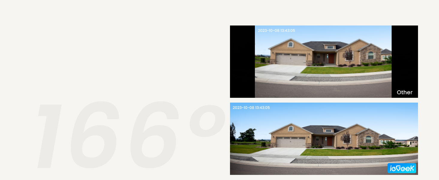 Expanded View captures every corner with crystal-clear—no more blind spots, complete protection.