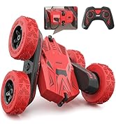 SGILE RC Stunt Car Toy Gift, 4WD Remote Control Car with 2 Sided 360 Rotating Rc Car for Kids Gir...