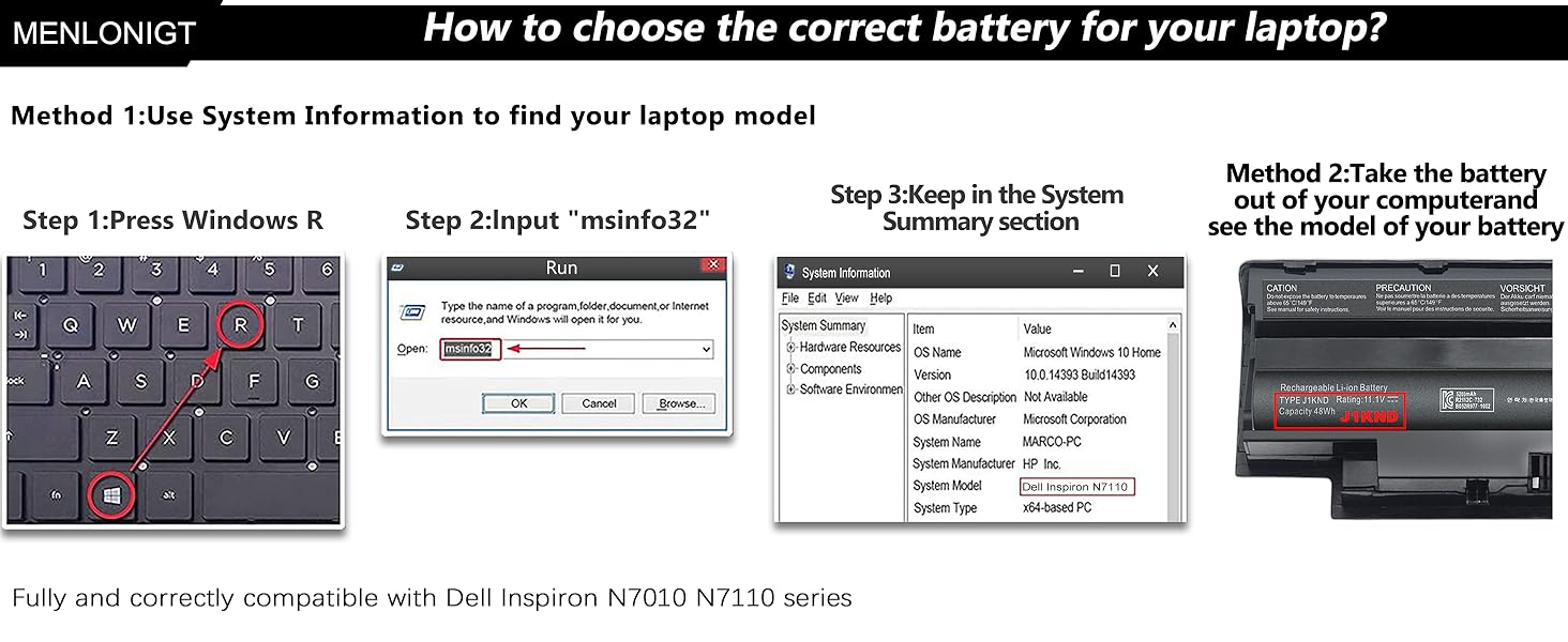 dell inspiron n7010 battery