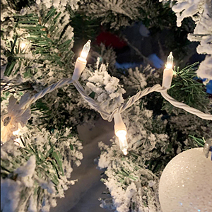 white christmas lights