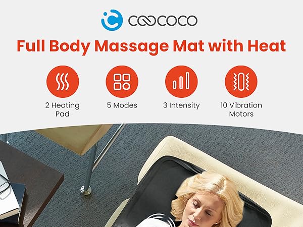 full body massage mat with heat