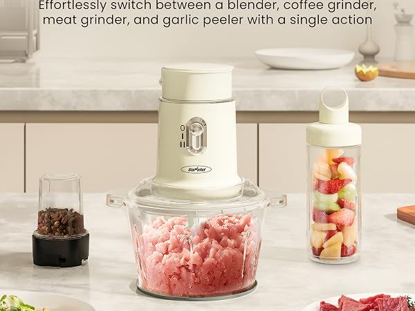 blenders for kitchen/portable blender/mini food processor/4-in-1 food chopper/food processor combo
