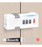 TOKCKYBL Premium Keyless Cabinet Lock with Combination Code - 3-Digit Password Hasp Latch Lock fo...