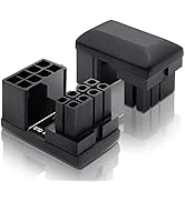 EZDIY-FAB GPU VGA PCIE 8 Pin U Turn 180 Degree Angle Connector Power Adapter Board for Desktop Gr...