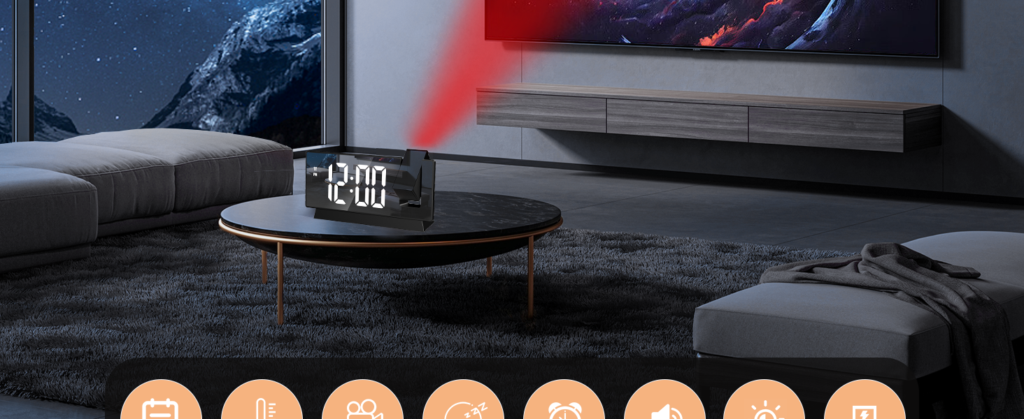 Projection Alarm Clock