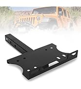 FieryRed Universal 2" Receiver Trailer Hitch Winch Mount Plate, Winch Hitch Cradle Mounting Plate...