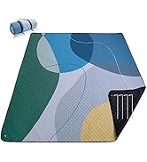 PY SUPER MODE Picnic Blankets Extra Large, Waterproof Foldable Outdoor Beach Blanket Oversized 83...