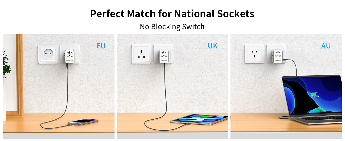 MOMAX International Plug Adapter