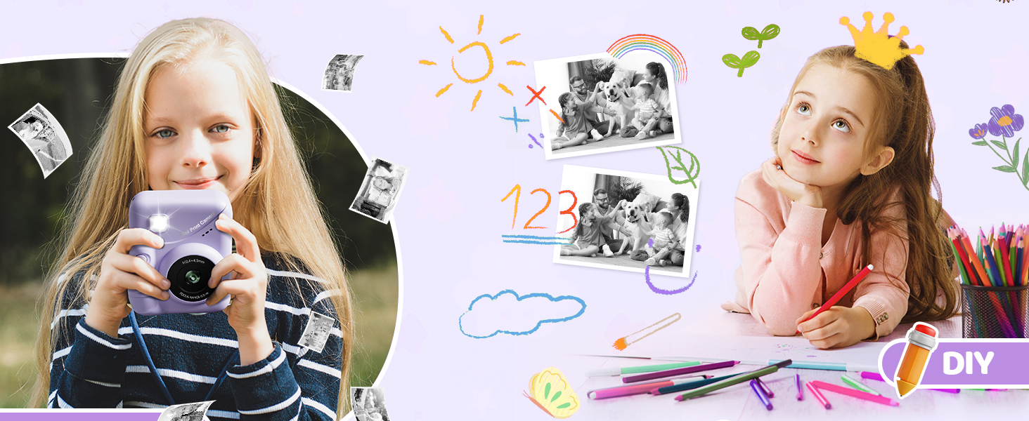 kids camera instant print girls boys toyscolor photos ages 3 5 7 4 6 8 13 7 12 9 10 11 14 year old 
