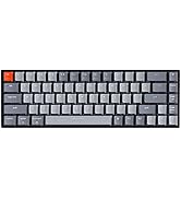 Keychron K6 Bluetooth 5.1 Wireless Mechanical Keyboard with Gateron G Pro Brown Switch/LED Backli...