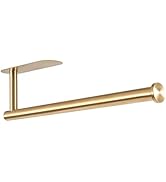 Paper Towel Holder Under Cabinet, Self Adhesive Paper Towel Holder Wall Mount for Kitchen, RV, Ba...