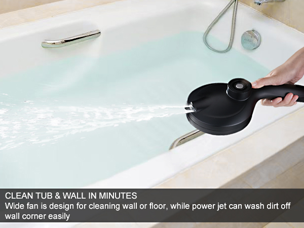 shower head with jets