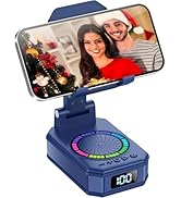 buwy Gifts for Men Women, Cell Phone Stand with Wireless Bluetooth Speaker and Colorful LED Light...