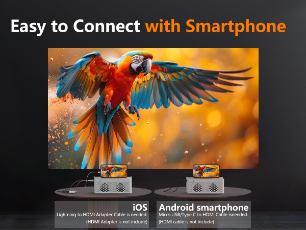 easy to connect with smartphones