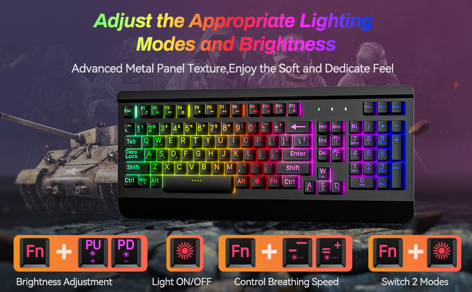 light up keyboard
