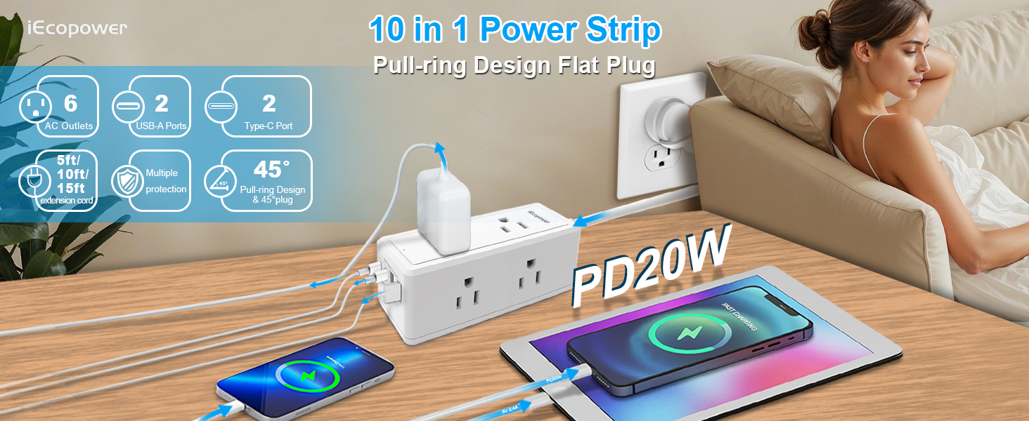 extension cord power strip power strip surge protector