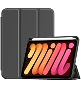 ProCase Smart Case for iPad mini 7 A17 Pro 2024/Mini 6 2021 8.3" -Black | Slim iPad Mini 7th/6th ...