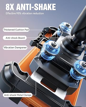 150mph Anti-Shock Phone Holder for Motorcycle