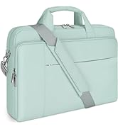 DOMISO 17.3 inch Laptop Bag Business Briefcase Water-resistant Notebook Messenger Shoulder Bag co...